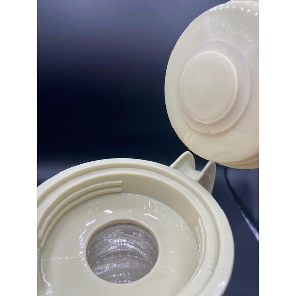 Vtg 1980s Corningware insulated carafe "Abundance" pattern autumn fruits pitcher - Picture 7 of 8